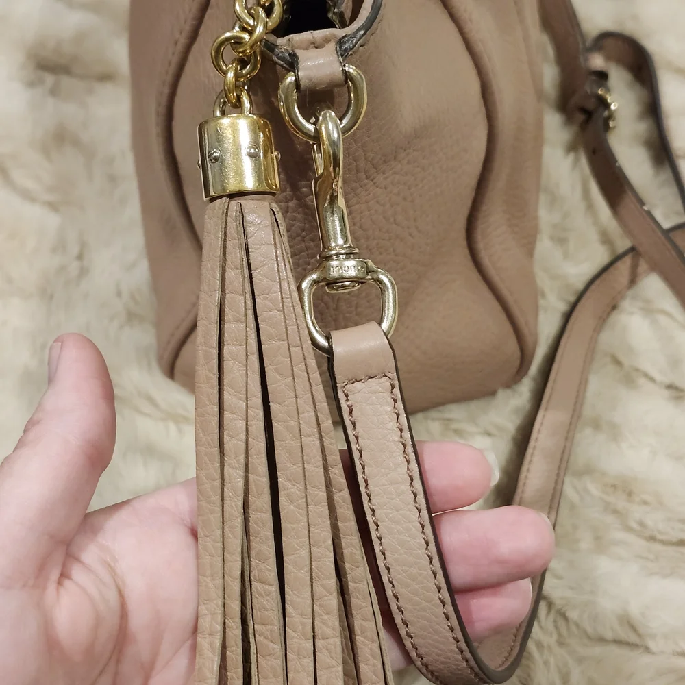Gucci Blush Pink Soho Crossbody/ Tote Bag - Picture 12 of 16